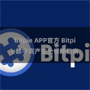 Bitpie APP官方 Bitpie数字资产安全保障指南