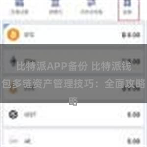 比特派APP备份 比特派钱包多链资产管理技巧：全面攻略