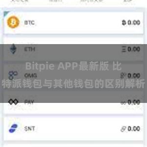 Bitpie APP最新版 比特派钱包与其他钱包的区别解析