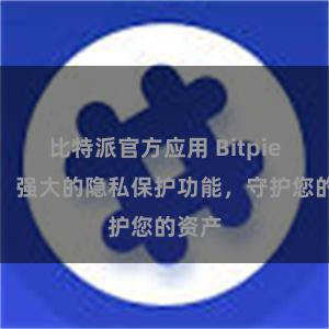 比特派官方应用 Bitpie钱包：强大的隐私保护功能，守护您的资产