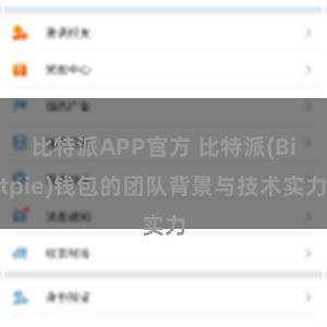 比特派APP官方 比特派(Bitpie)钱包的团队背景与技术实力