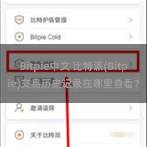 Bitpie中文 比特派(Bitpie)交易历史记录在哪里查看？