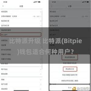 比特派升级 比特派(Bitpie)钱包适合何种用户？