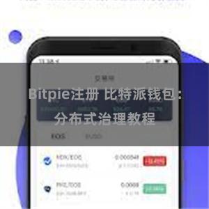 Bitpie注册 比特派钱包：分布式治理教程