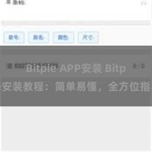 Bitpie APP安装 Bitpie安装教程：简单易懂，全方位指导