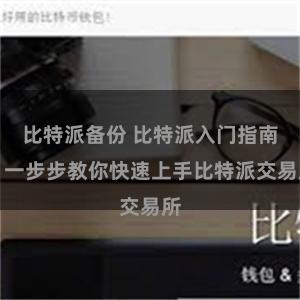 比特派备份 比特派入门指南：一步步教你快速上手比特派交易所